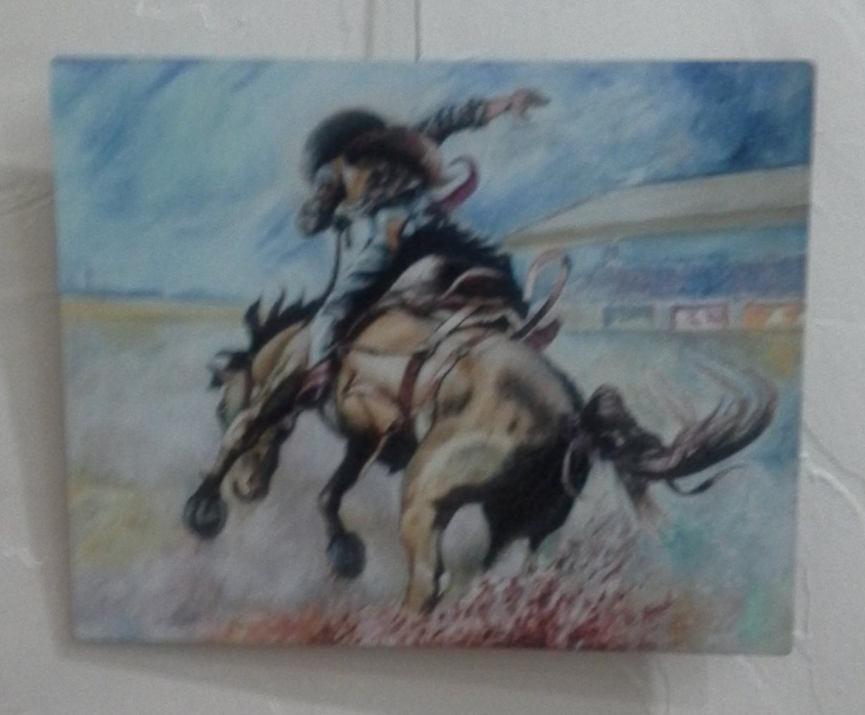 photo, painting for sale, Bronco Buster